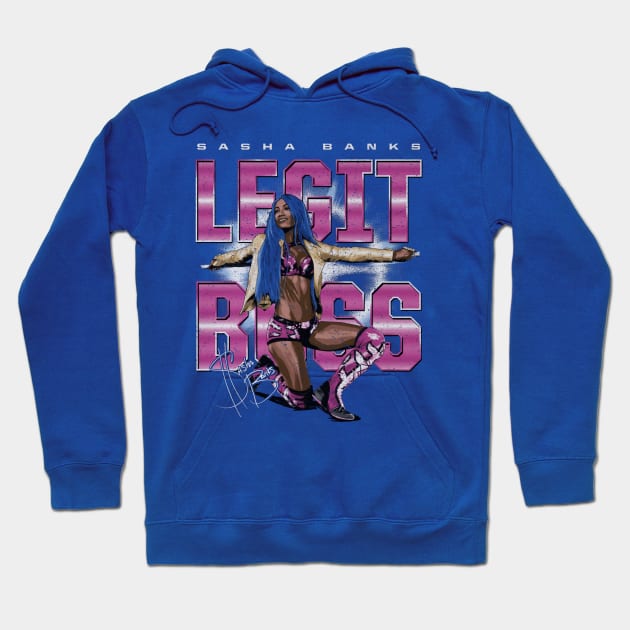 Sasha Banks Pose Hoodie by MunMun_Design